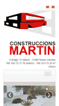 Mobile Screenshot of construccionsmartin.com